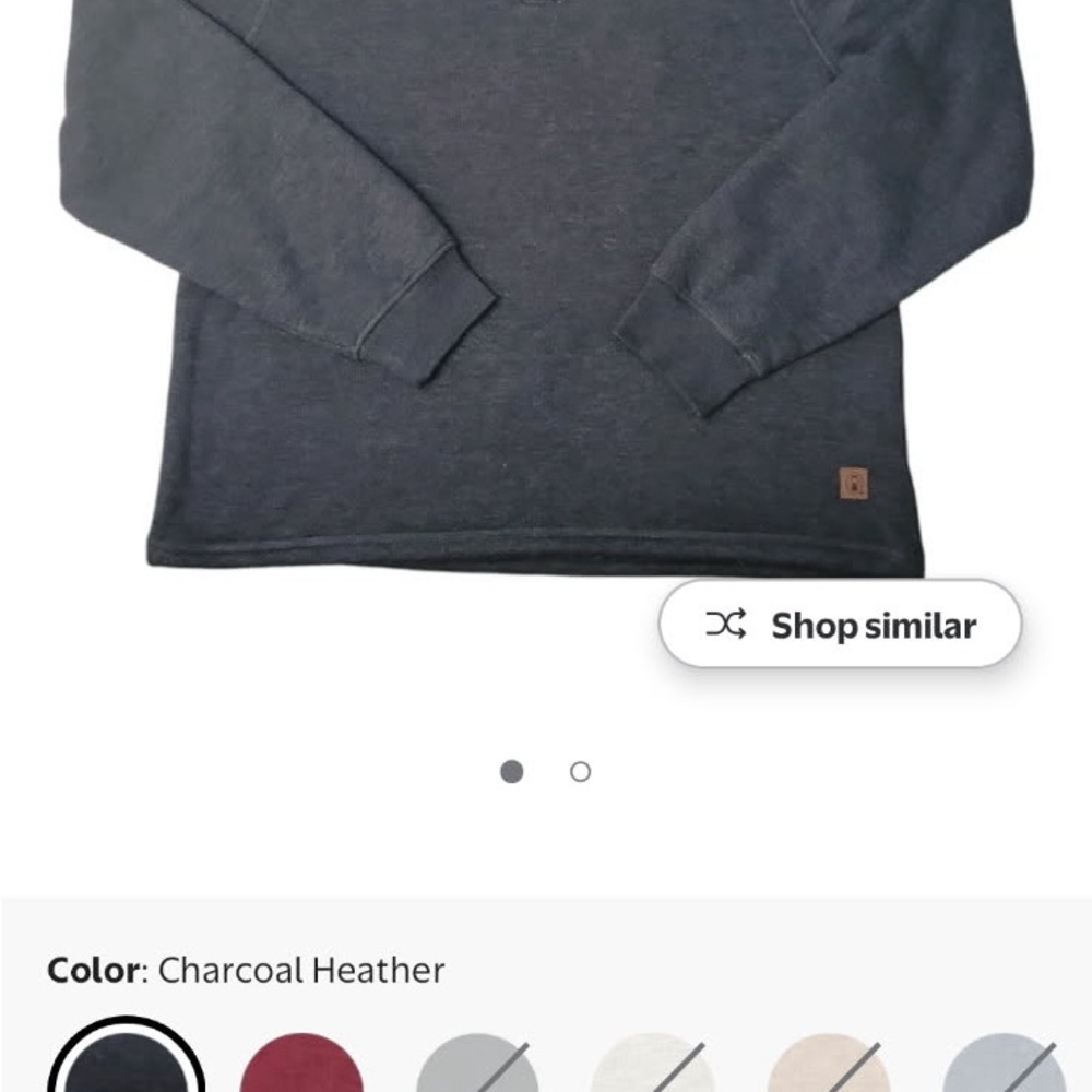 Coleman Charcoal Heather Crewneck Sweater